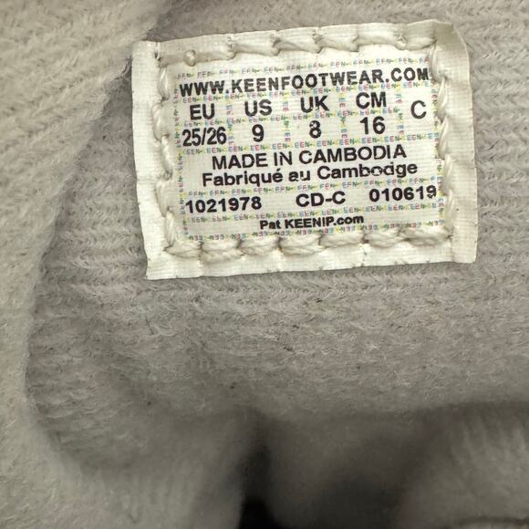 Keen Toddler Boy Girl Gray Insulated Snow Winter Boots Size 9 Warm -25 degrees - Picture 2 of 11